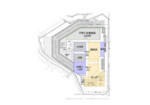 JR琵琶湖線 守山駅 徒歩4分 フレンドタウン守山医療モール　2階平面図詳細
